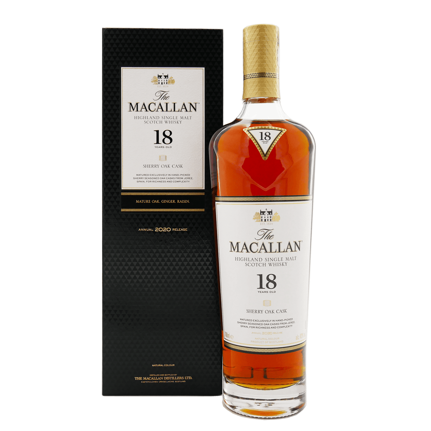 The Macallan 18 Year Old Sherry Oak 2020 Release 70cl | 43%