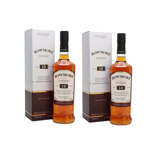 Bowmore 18 Year Old x 2 bottles 70cl | 43%