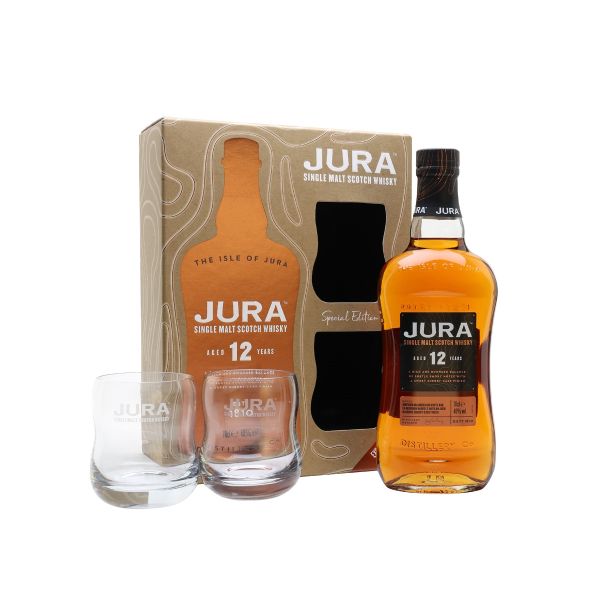Isle of Jura 12 Year Old Glass Set 70cl | 40%