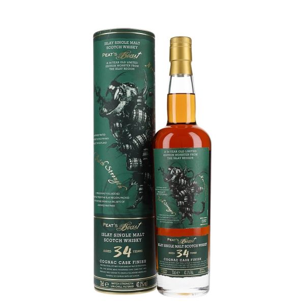 Peat's Beast 34 Year Old Islay Single Malt Scotch Whisky 70cl | 47.1%